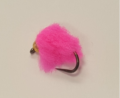 barbless pink eggstacy fly