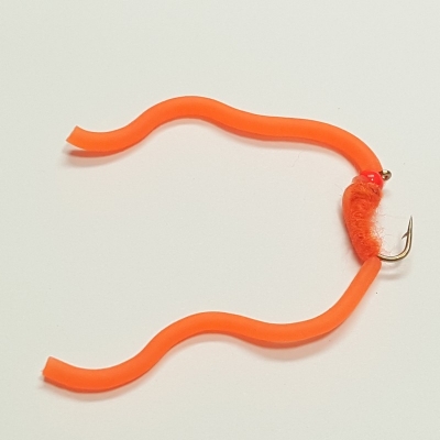 barbed orange squirmy worm
