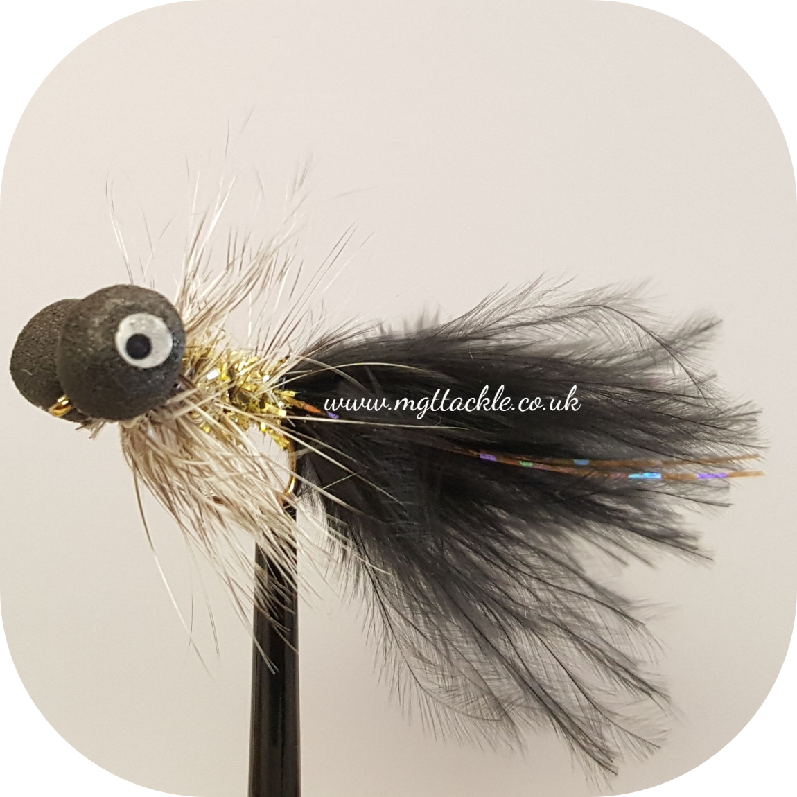 3 x GOLD HUMUNGUS BOOBY Size 10 TROUT FISHING FLIES BB24 